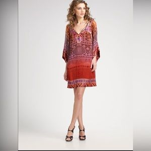 Diane Von Furstenberg silk Tabalah tunic shift dress